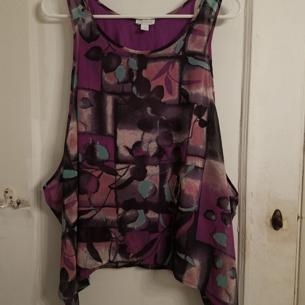 Women's Sleeveless Layered Top